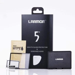 LARMOR 5th GEN Screen Protector+Sunshade Hood for Canon 6D II 7D II 70D 80D 90D - Picture 1 of 9