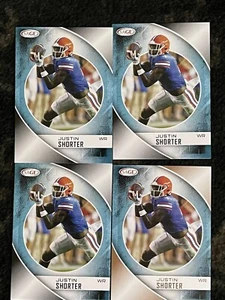 LOT OF 4 JUSTIN SHORTER 2023 Sage HIT High Silver & Black Base RC BILLS - Picture 1 of 1