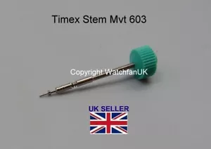 Timex Stem For Movement 603 - Part No 401-1505 + Attached Crown #58 - Picture 1 of 3