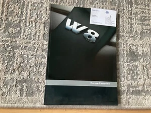 VOLKSWAGEN NEW PASSAT W8. BROCHURE. 2002 - Picture 1 of 1