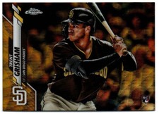 MLB Scheda 2020 Trent Grisham Topps Chrome Oro Onda Rifrattori 101 RC 12/50