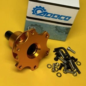 Steering wheel quick release 6 Bolt Splined weld on hub adapter Racing Epman Gol - Picture 1 of 5