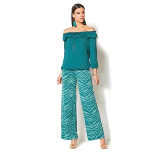 IMAN Global Chic Luxury Resort Ruffle Top (595914A-K-1) - Picture 1 of 3