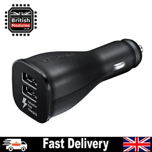 Caricabatteria da auto Samsung doppia porta USB adattivo ricarica rapida - Foto 1 di 5