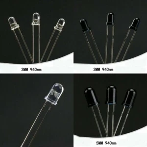 3mm/5mm 940nm Infrared Emitter Tube LED / Receiver Intelligent Car Flame Sensor - Picture 1 of 9