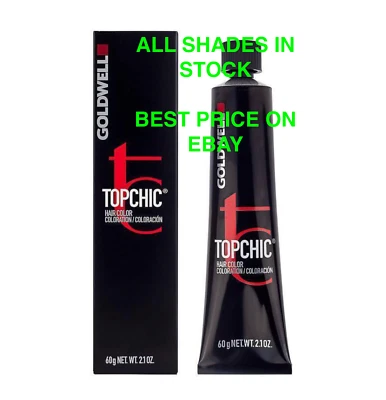 GOLDWELL TOPCHIC TUBES 60ML - Permanent Hair Colour -ALL SHADES