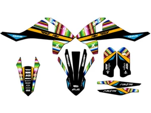 2016-2018 XCF SERAPE Black Senge Graphics Kit Compatible with KTM - Picture 1 of 10