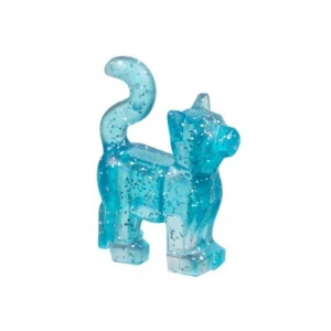 LEGO - Animal Land - Cat, Standing - Glitter Trans-Light Blue - Picture 1 of 1