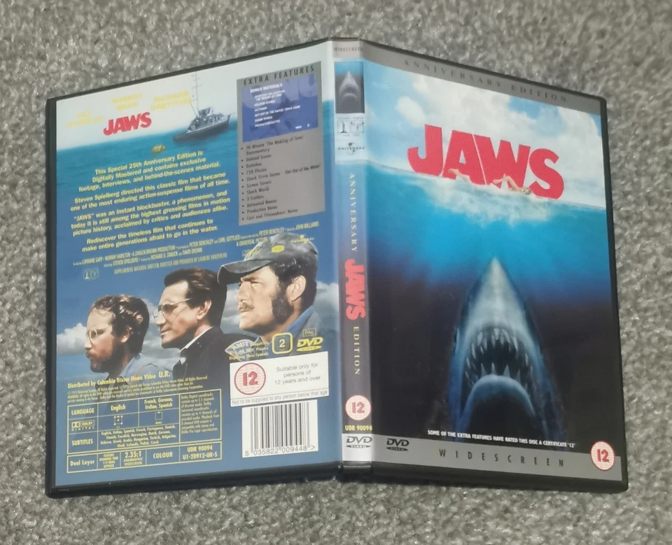 JAWS 25th Anniversary Special Edition Dvd Film Movie - Image 1 of 1