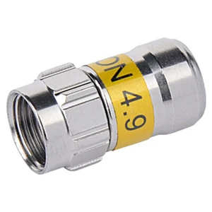 Cabelcon F-56 4.9 Self Install F-Kompressionsstecker gelb RG6 / 7 mm - Bild 1 von 1
