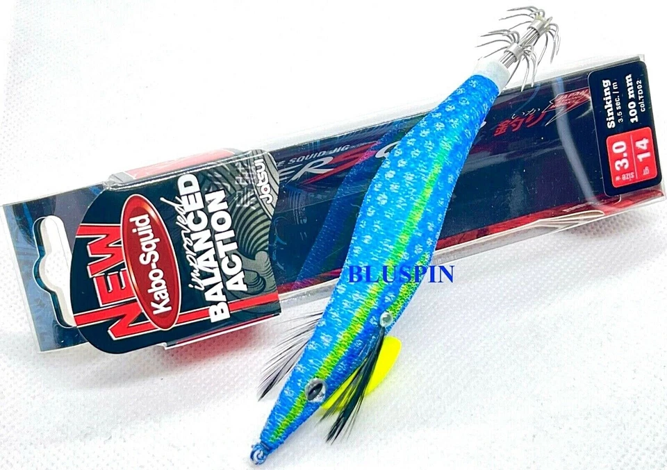 NEW SEPPIARA JATSUI KABO KILLER SQUID BALANCED ACTION JIG EGI 3.0 14g COL: TD02