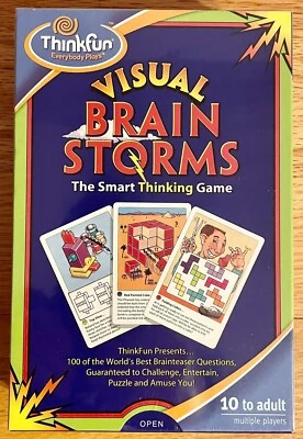 VISUAL BRAIN STORMS the Smart Thinking Logic Game by Think Fun ~ New & Sealed - Image 1 of 2