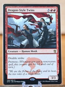 Magic: The Gathering: Dragon-Style Twins - 108/269 - Non-Foil-Khans of Tarkir-NM - Picture 1 of 4