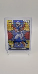 2022 Panini Mosaic | James Cook RC Choice Fusion Red and Yellow /80 | Bills #285 - Bild 1 von 3