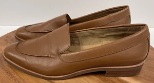 Mocassino Aerosoles lato est pelle punta mandorla cognac taglia donna US 8M - Foto 1 di 14