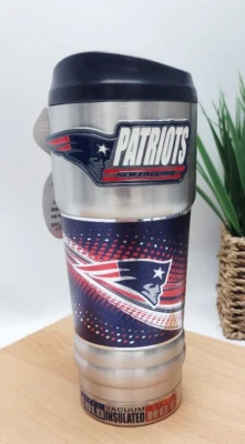 New England Patriots - NFL - MVP 18oz Stainless Steel Tumbler - Image 1 of 4