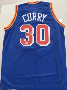 Stephen Curry / Camiseta de baloncesto personalizada autografiada de los Golden State Warriors / Certificado de autenticidad - Imagen 1 de 7
