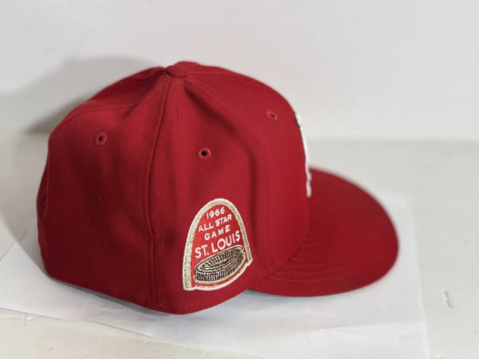 Paquete de 7 1/4 sombreros exclusivo de los Cardenales de San Luis de la década 1996 ASG visera verde rara Foto 1 de 4