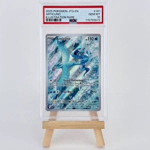 2025 POKEMON JTG EN-JOURNEY TOGETHER ILLUSTRATION RARE #161 ARTICUNO PSA 10 - Picture 1 of 2