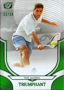 2025 Topps Triumphant Tennis Pete Sampras Green /35 - Picture 1 of 2