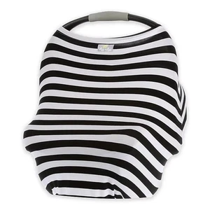 Itzy Ritzy Mom Boss Multi Use Cover 4 In 1 Car Seat Carrier Stripes - Picture 1 of 5