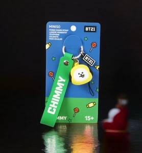 Bracelet breloque téléphone 3D collection BT21 avec chimmy. - Photo 1 sur 6