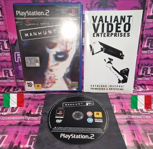 🇮🇹 MANHUNT by Rockstar SONY PS2 PAL ITA 1A STAMPA COMPLETO PERFETTO SLES-52023 - Imagen 1 de 24