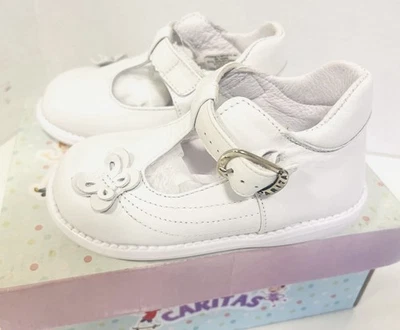 ZAPATOS BEBÉ - Mexicanos - Calzado Caritas De Bebé - Nuevos - Talla 6 Blanco Foto 1 de 4