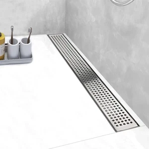 Linear Shower Drain, Drain 18 inch with Removable Grate Cover, Professional A... - Bild 1 von 8