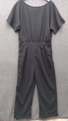 Mono negro manga corta cierre trasero botones holgado talla XL Foto 1 de 4