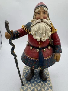 Jim Shore Heartwood Creek Yuletide Traveler 2008 4010489 hallazgo raro - Imagen 1 de 12