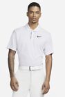 Size L- Nike Dri-FIT ADV Tiger Woods Men's Golf Polo Shirt, Oxygen Purple.