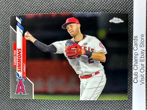2020 #72 Andrelton Simmons Topps Chrome Baseball Los Angeles Angels - Bild 1 von 2