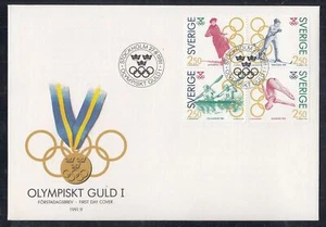 Sweden Scott 1894-7 FDC - Olympic Champions - Picture 1 of 1