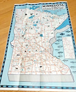 Chicago Century of Progress 1933 - Minnesota, donde los sueños todavía se hacen realidad - Mapa - Imagen 1 de 12