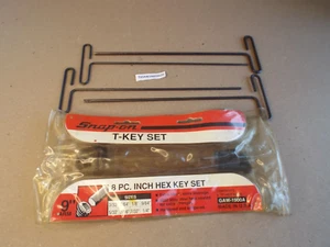 VTG Snap-On Hex T-KEY SET " GAW-1900A 3/32" - 9/64" USA (Read Missing 4 Items) - Picture 1 of 10