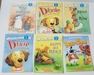 Lot of 6- I Can Read With Help Level 1 - Scholastic Books Beginning Reading - Picture 1 of 14
