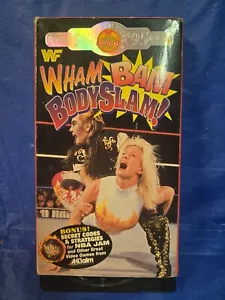 WWF Wham Bam BodySlam VHS Wrestling WWE Video Tape NWA WCW Coliseum HBK Hart Vtg - Foto 1 di 3