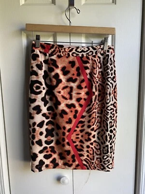Saia Anthropologie Yoana Baraschi estampa de leopardo esposa máfia glam tamanho 2 - Imagem 1 de 4