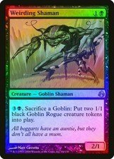 1X Weirding Shaman Morningtide Foil NM Magic the Gathering MTG Card