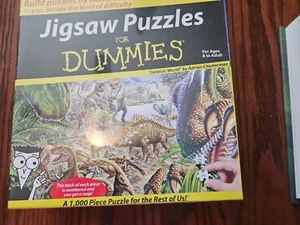 NEW  Jigsaw Puzzles for Dummies Jurassic World Dinosaurs 1000 Piece Sealed - Picture 1 of 1