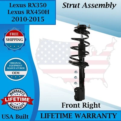 Monroe OEM Front Right Strut For 2010-2015 Lexus RX350/RX450H Lifetime Warranty - Image 1 of 4
