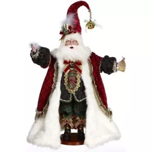Mark Roberts Weihnachten 2023 Überprüfen seiner Liste Weihnachtsmann Figur - 26 Zoll - Bild 1 von 1