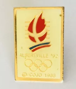 Albertville 1992 COJO Olympics Lapel Pin Badge Authentic (C12) - Bild 1 von 2