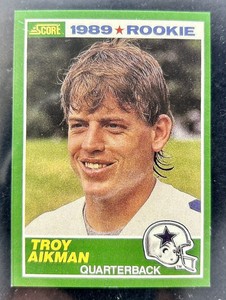TROY AIKMAN 1989 89  Score  #270 Rookie Card RC Dallas Cowboys NRMNT-MNT