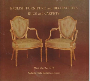 Sotheby's Los Angeles- English Furniture & Decorations, Rugs & Carpets 5/26/75 - Bild 1 von 1