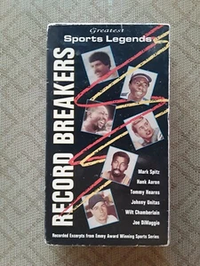 Greatest Sports Legends - Record Breakers, (VHS, 1990) Johnny Unitas NEW UNUSED - Imagen 1 de 2