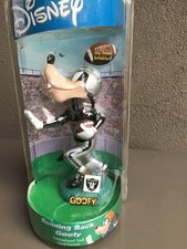 Disney Bobble Dobbles RUNNING BACK GOOFY Oakland Raiders Bobblehead NFL Sealed