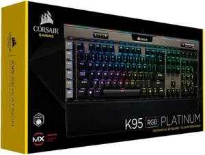 NEW Corsair K95 RGB Platinum Mechanical Gaming Keyboard - CH-9127114-NA GunMetal - Zdjęcie 1 z 2