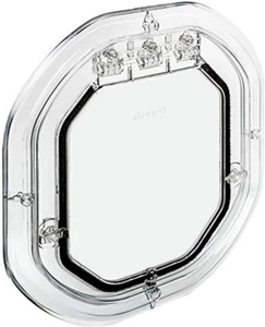 Pet-Tek Glass Fitting Dog Door, Clear, 41.5X43Cm - Picture 1 of 12